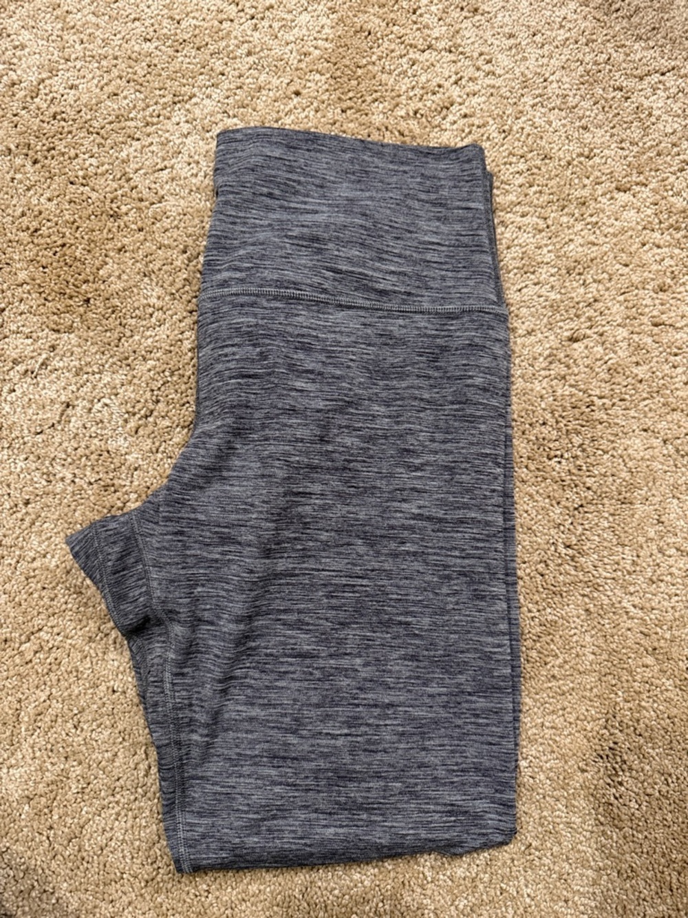 lululemon athletica Gray Marled Performance Leggings